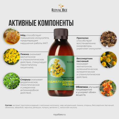 КОМПОЗИЦИЯ ЭКСТРАКТОВ "ПОДЖЕЛУДОЧНАЯ ЖЕЛЕЗА", 100 мл